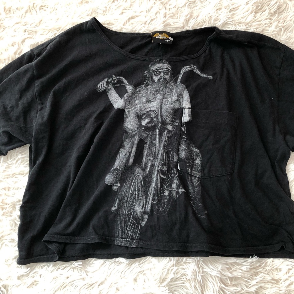 Loser Machine Crop Top Oversized Graphic T shirt